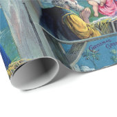 Alte Mode Weihnachten Postcard Krippe Jesus Geschenkpapier (Rolleneckpunkt)