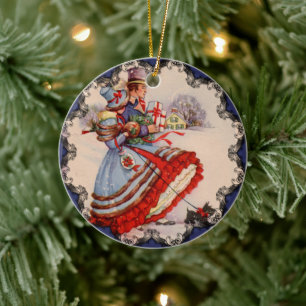 Alte Mode Weihnachtsschmuck