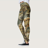 Alte Modeillustration Lacertilia Ernst Haeckels Leggings (Links)