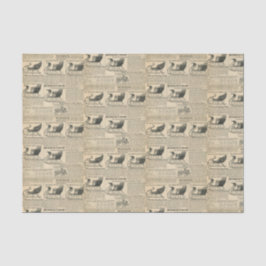 Alte modische Katalog Weihnachtsläden Seidenpapier