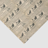 Alte modische Katalog Weihnachtsläden Seidenpapier (Ausschnitt)