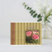 Alte modische Liebe Postkarte (Stehend Vorderseite)