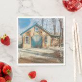 Alte modische Mapele Sugar Shack Serviette (Beispiel)