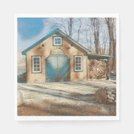 Alte modische Mapele Sugar Shack Serviette