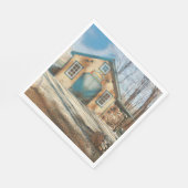 Alte modische Mapele Sugar Shack Serviette (Ecke)