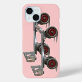 Alte, modische Roller-Skate Case-Mate iPhone Hülle (Rückseite)