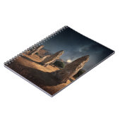 Alte Monolithen Moonlit Starry Field Notebook Notizblock (Linke Seite)