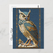 Alte Mosaikschüssel. Postkarte (Vorne/Hinten)