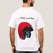 Alte Motorrad-Frau T-Shirt (Rückseite)