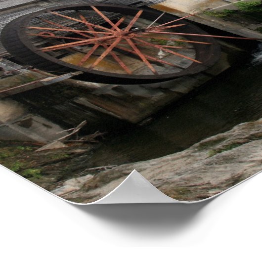 Alte Mühle bei Taubenschmiede TN Poster (Ecke)