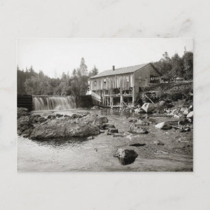 Alte Mühle in den Adirondacks, 1903 Postkarte