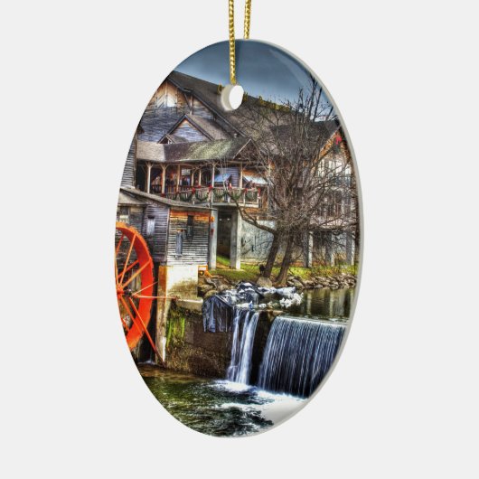 Alte Mühle Keramikornament (Links)