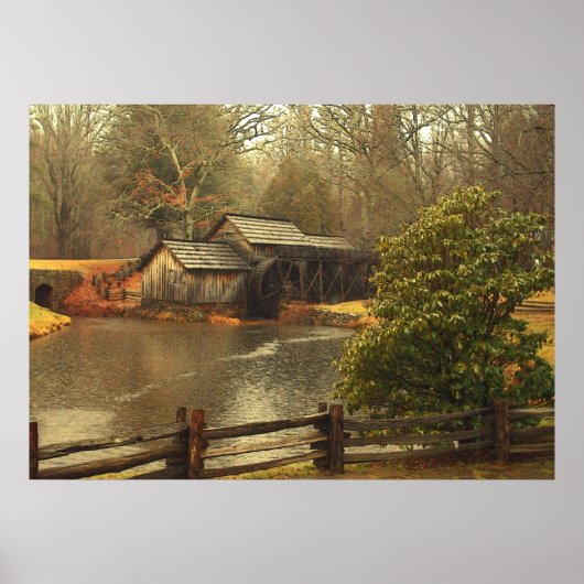 Alte Mühle Poster (Vorne)