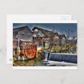 Alte Mühle Postkarte (Vorne/Hinten)