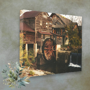 Alte Mühle Smoky-Gebirge Leinwanddruck