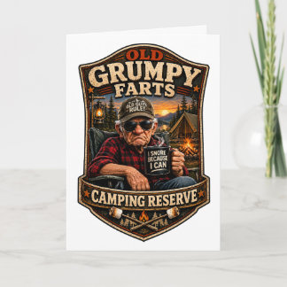 Alte mürrische Camping-Reserve Karte