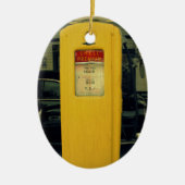 Alte Muschel-Pumpe Keramikornament (Vorne)