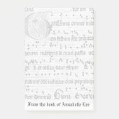 Alte Musik Post-it Klebezettel (Vorderseite)