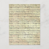 alte Musik Postkarte (Vorderseite)