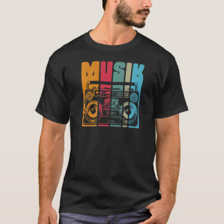 Alte Musik und mobile Stereoanlage Premium T-Shirt