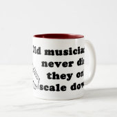 Alte Musiker die nie Zweifarbige Tasse (VorderseiteRechts)