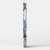 Alte Musikkassetten Vintag nahtlos Case-Mate iPhone Hülle (Rückseite / Links)