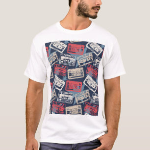 Alte Musikkassetten Vintag nahtlos T-Shirt