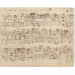 Alte Musiknoten - Bach-Musikblatt Freistehende Fotoskulptur<br><div class="desc">Altes Musikblatt von Johann Sebastian Bach. Original musikalische Notation dieses berühmten klassischen Komponisten.</div>