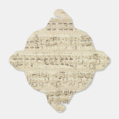 Alte Musiknoten - Chopin-Musikblatt Geschenkschachtel (Ungefaltet)