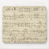 Alte Musiknoten - Chopin-Musikblatt Mousepad (Vorne)
