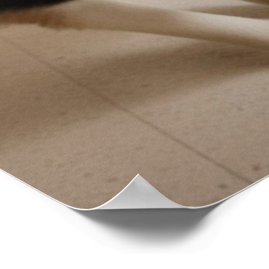 Alte Mutter Hubbard, Comic aussehen Poster (Ecke)