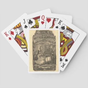 Alte Mutter Hubbard und ihr komischer Hund Spielkarten