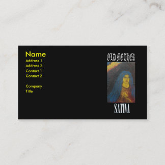 ALTE MUTTER SATIVA VISITENKARTE