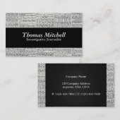 Alte Nachrichten Visitenkarte (Vorne/Hinten)