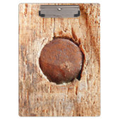 Alte Nagelklammer Klemmbrett (Vorderseite)