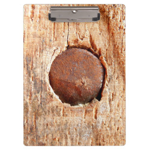 Alte Nagelklammer Klemmbrett