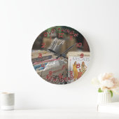 Alte Nähmuster - Neue Ideen Große Wanduhr (Zuhause)