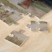 Alte Napoleonische Schlachtszene Malerei Leipzig Puzzle (Seite)