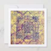 Alte Nazca Mandala, Peru. Karte (Vorderseite)