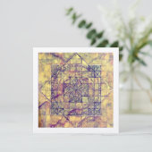 Alte Nazca Mandala, Peru. Karte (Stehend Vorderseite)