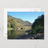 Alte neue Fluss-George-Brücke Postkarte (Vorne/Hinten)