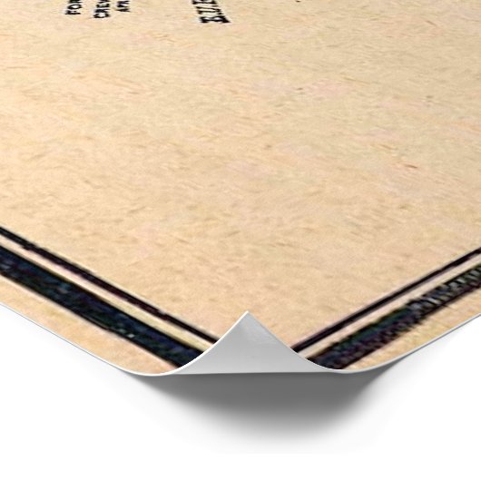 Alte neue Orleans MAp Poster (Ecke)