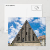 Alte neue Synagoge Prag Postkarte (Vorne/Hinten)