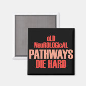 Alte neurologische Wege Die schwer Magnet (Vorderseite/Rückseite)