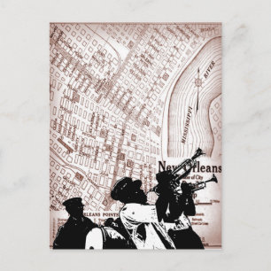 Alte New Orleans Karte