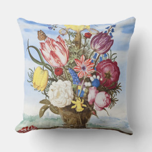 Alte niederländische Blumenstilleben aus dem Golde Kissen