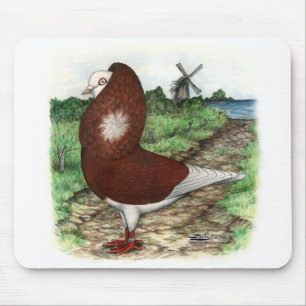 Alte Niederländische Kapuzineraube Mousepad