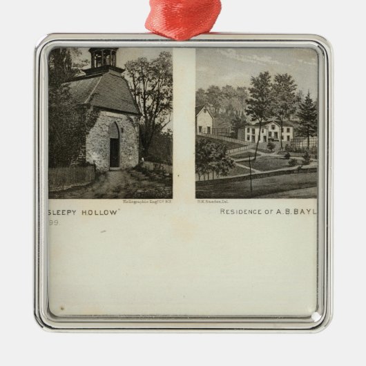 Alte niederländische Kirche, Residenzen Silbernes Ornament (Vorne)