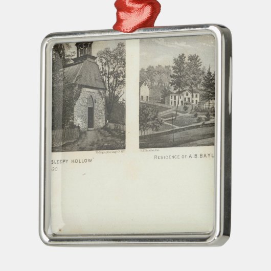 Alte niederländische Kirche, Residenzen Silbernes Ornament (Links)