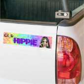 Alte niedliche Sechzigerjahre des Hippie Autoaufkleber (Auf Lkw)